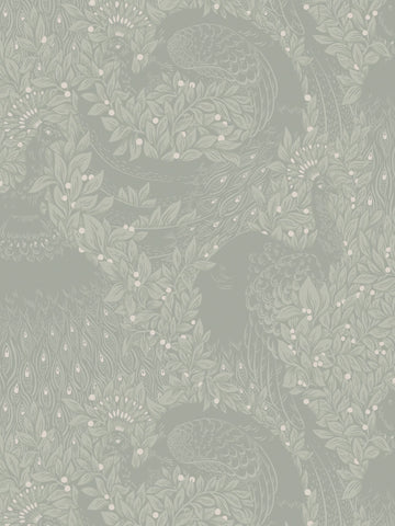 scalamandre - evelina sage green wallpaper - wsb 00071012