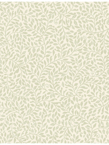 scalamandre - sigfrid green wallpaper - wsb 00180425