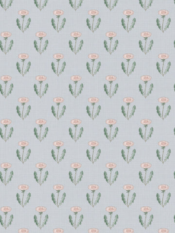 scalamandre - maskrosen soft blue wallpaper - wsb 0038s1013