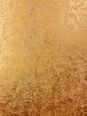 scalamandre - hand hammered leaf ore wallpaper - wto ml281