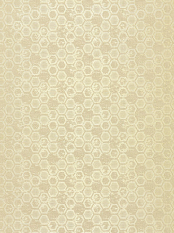 scalamandre - hexagon inspiration chamomille wallpaper - wtt 661423