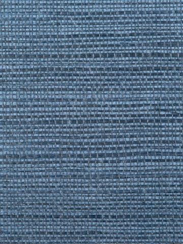 scalamandre - simply sisal navy wallpaper - wtw 0471simp