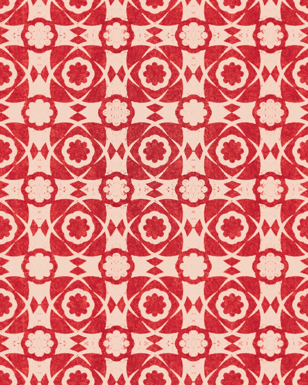 mind the gap - aegean tiles red wallpaper - wp30052