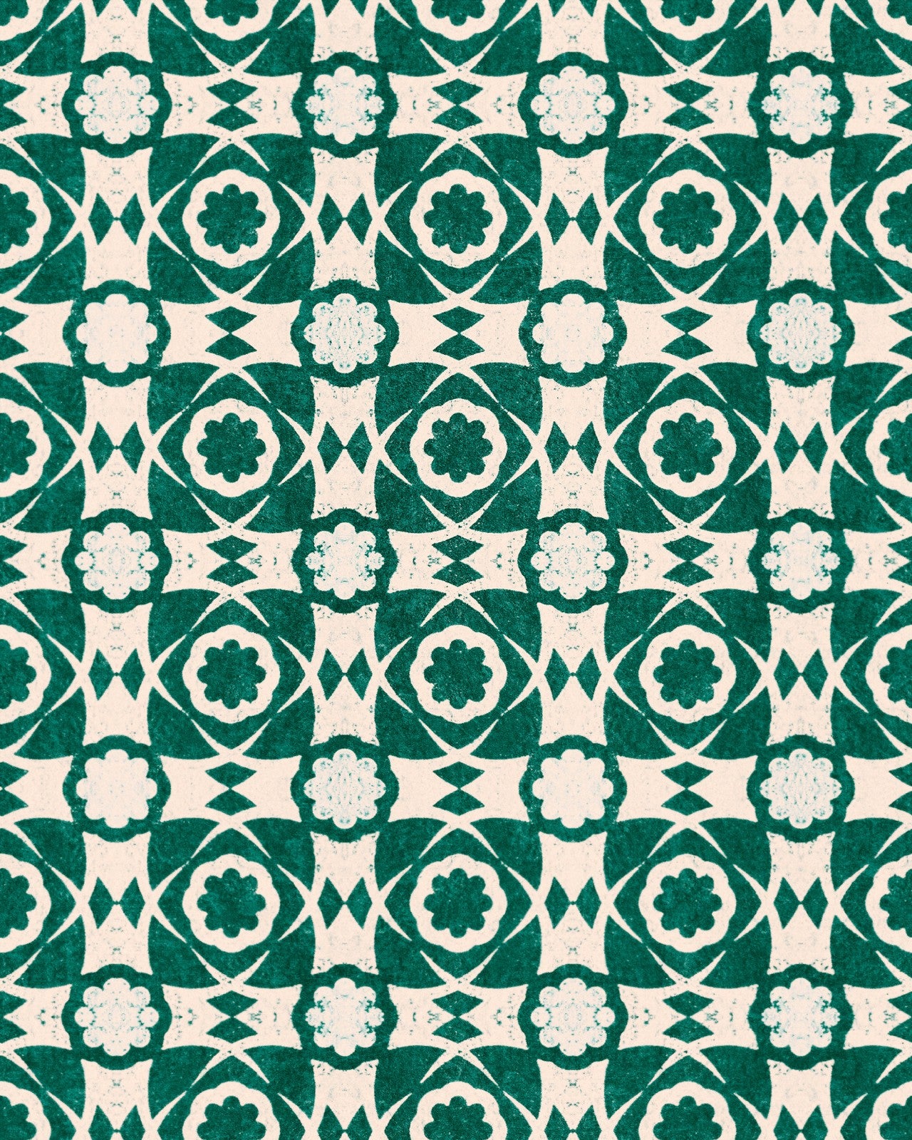 mind the gap - aegean tiles ultramarine green wallpaper - wp30050