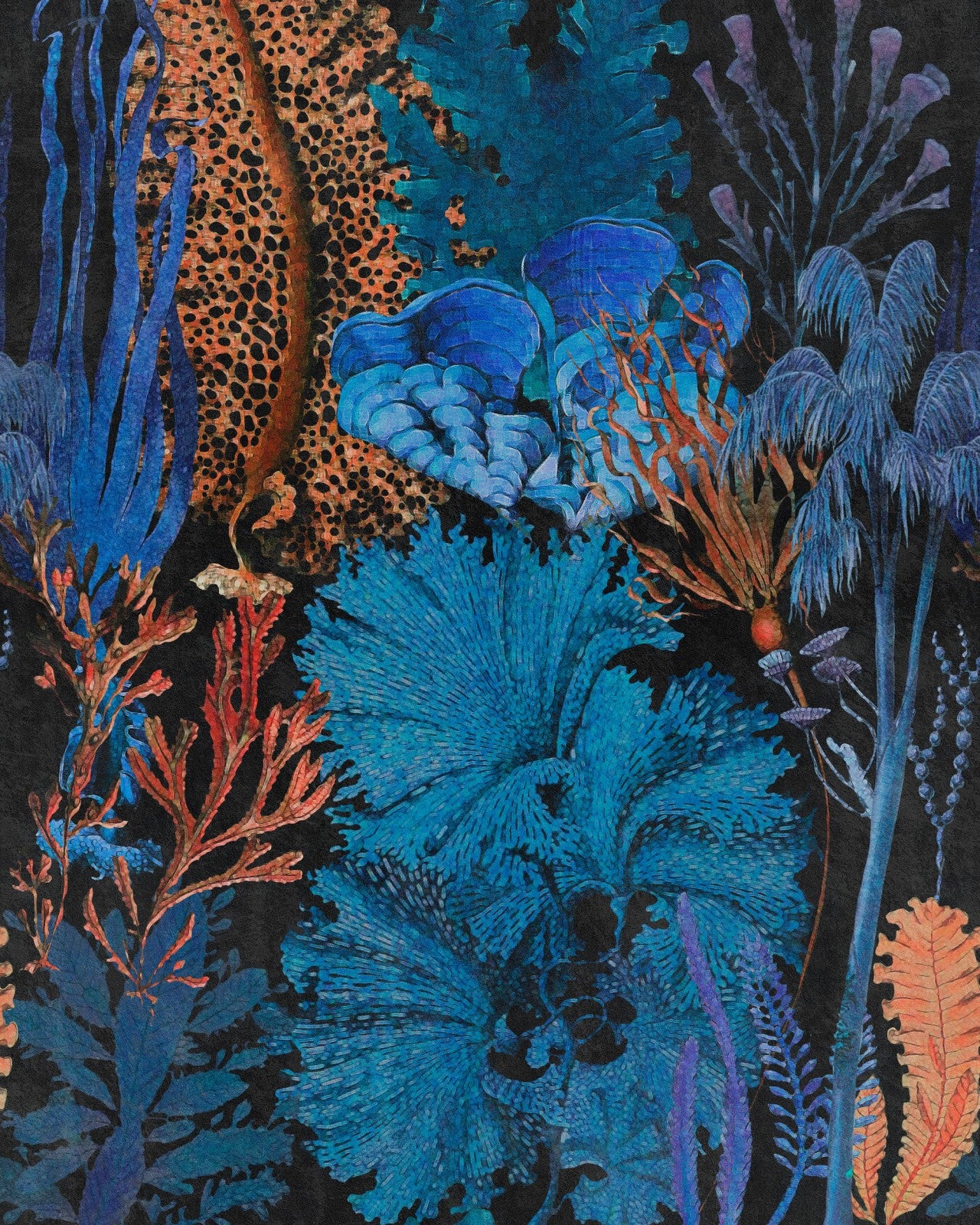mind the gap - coral reef ultramarine wallpaper - wp20298