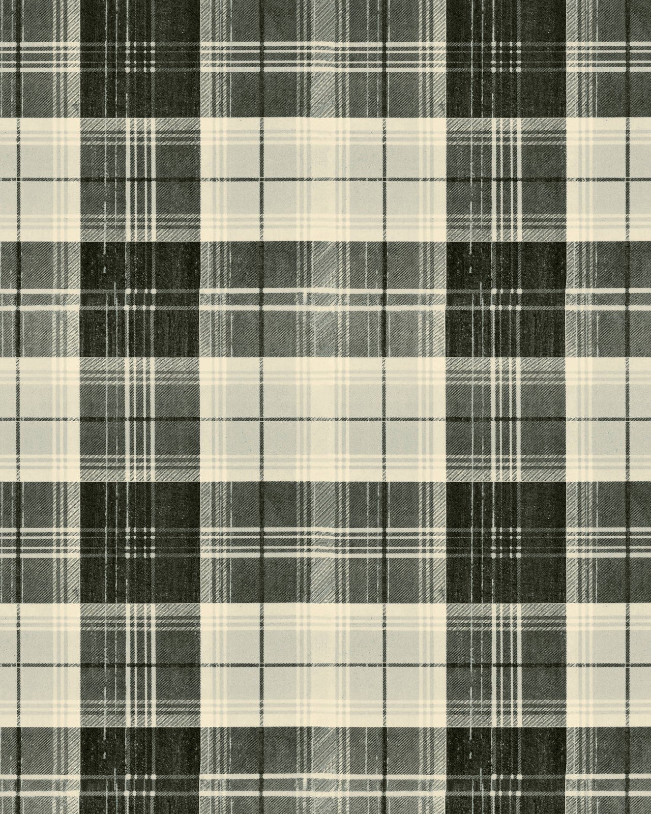 mind the gap - countryside plaid charcoal wallpaper - wp30011