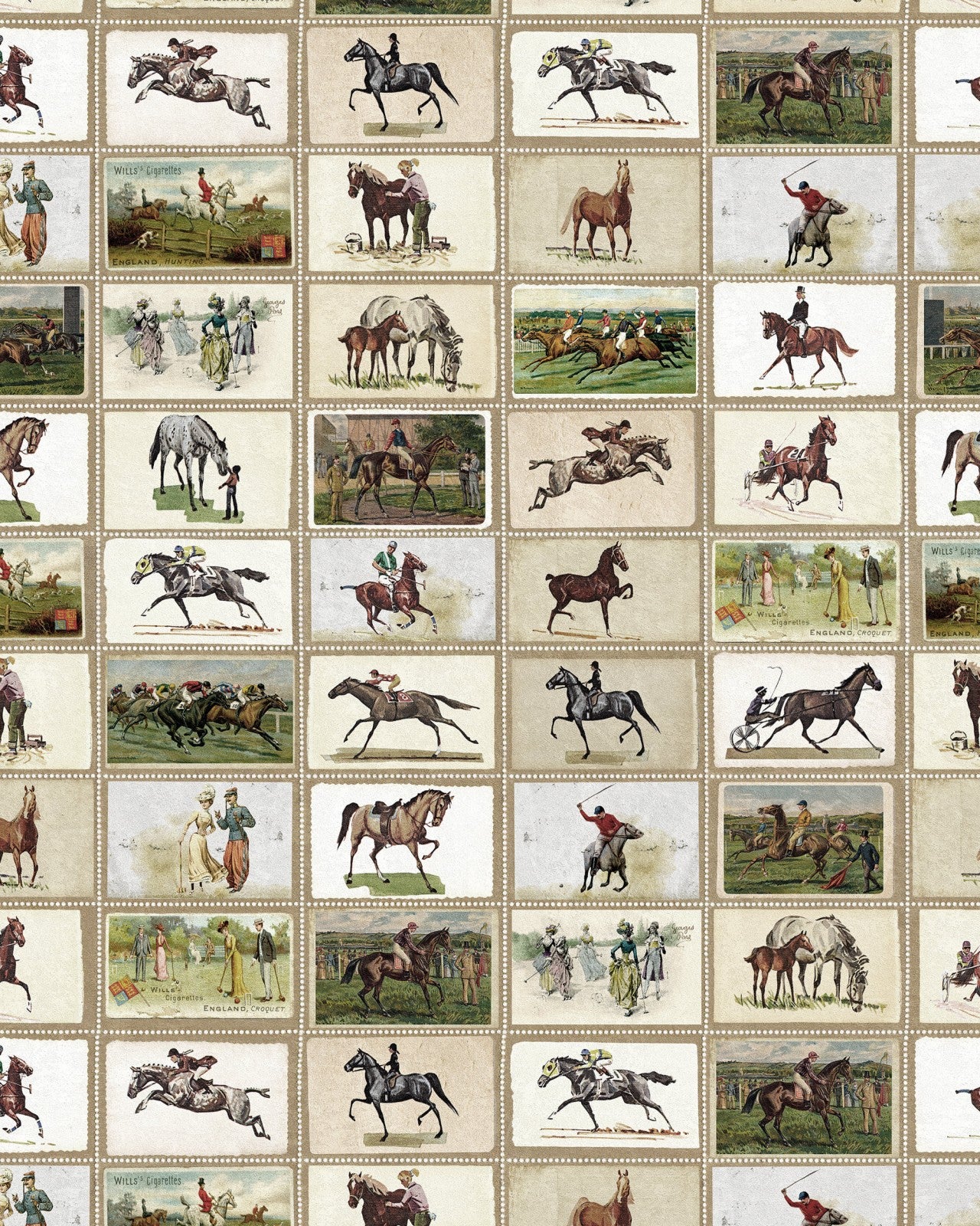 mind the gap - english equestrian stamps wallpaper - wp20631