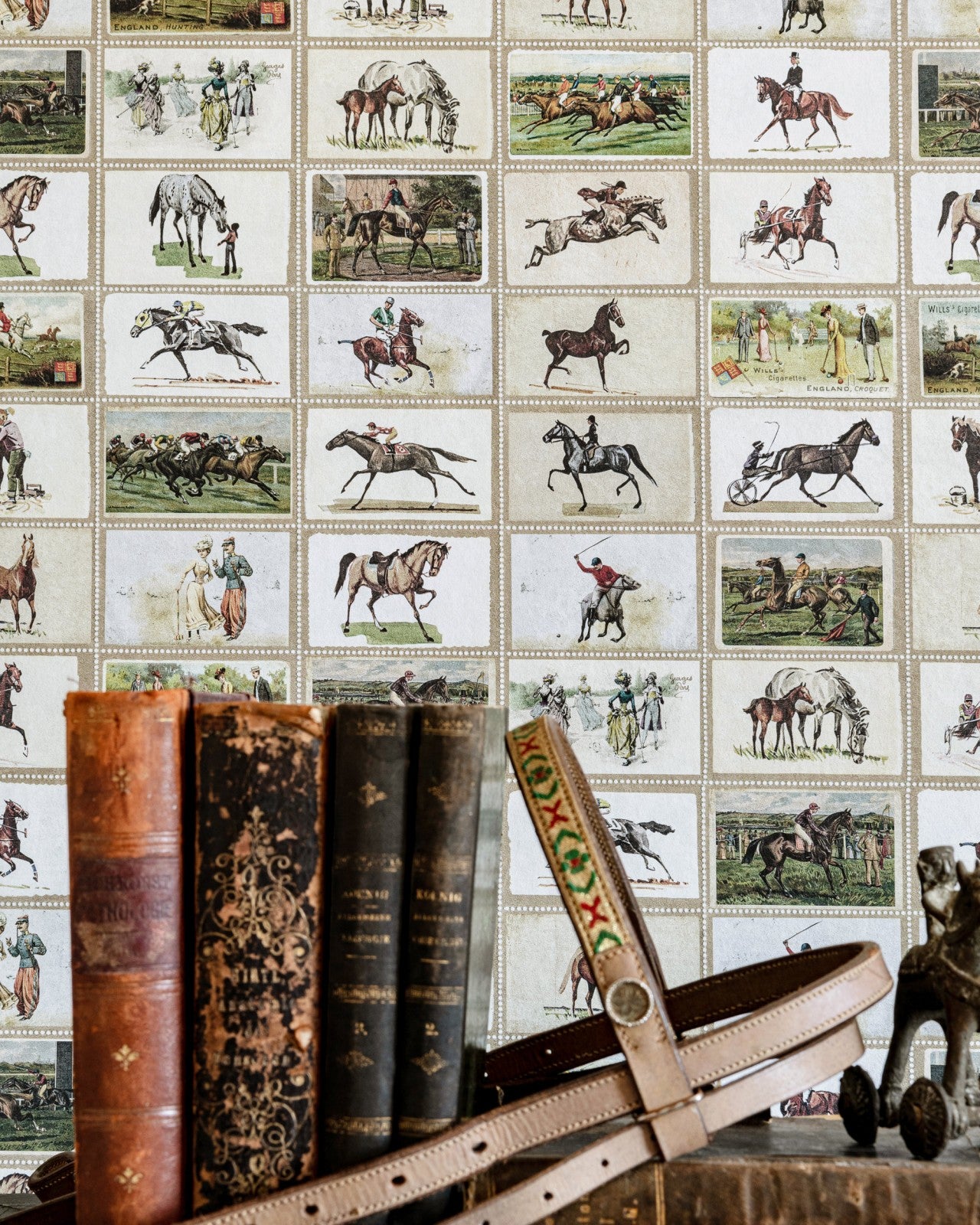 mind the gap - english equestrian stamps wallpaper - wp20631