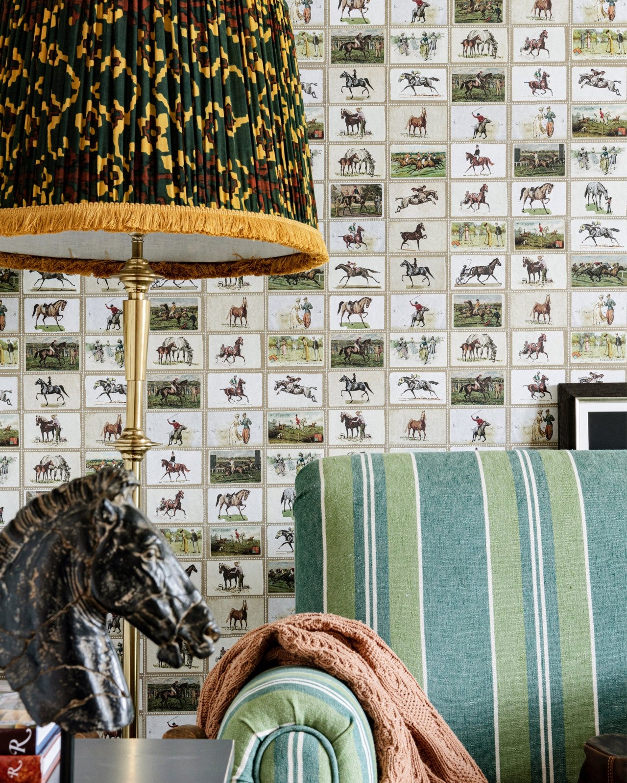 mind the gap - english equestrian stamps wallpaper - wp20631