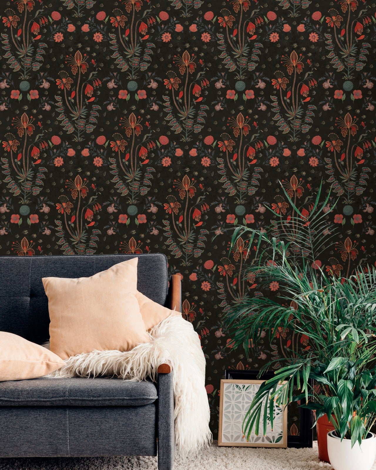 mind the gap - gypsy anthracite wallpaper - wp20310
