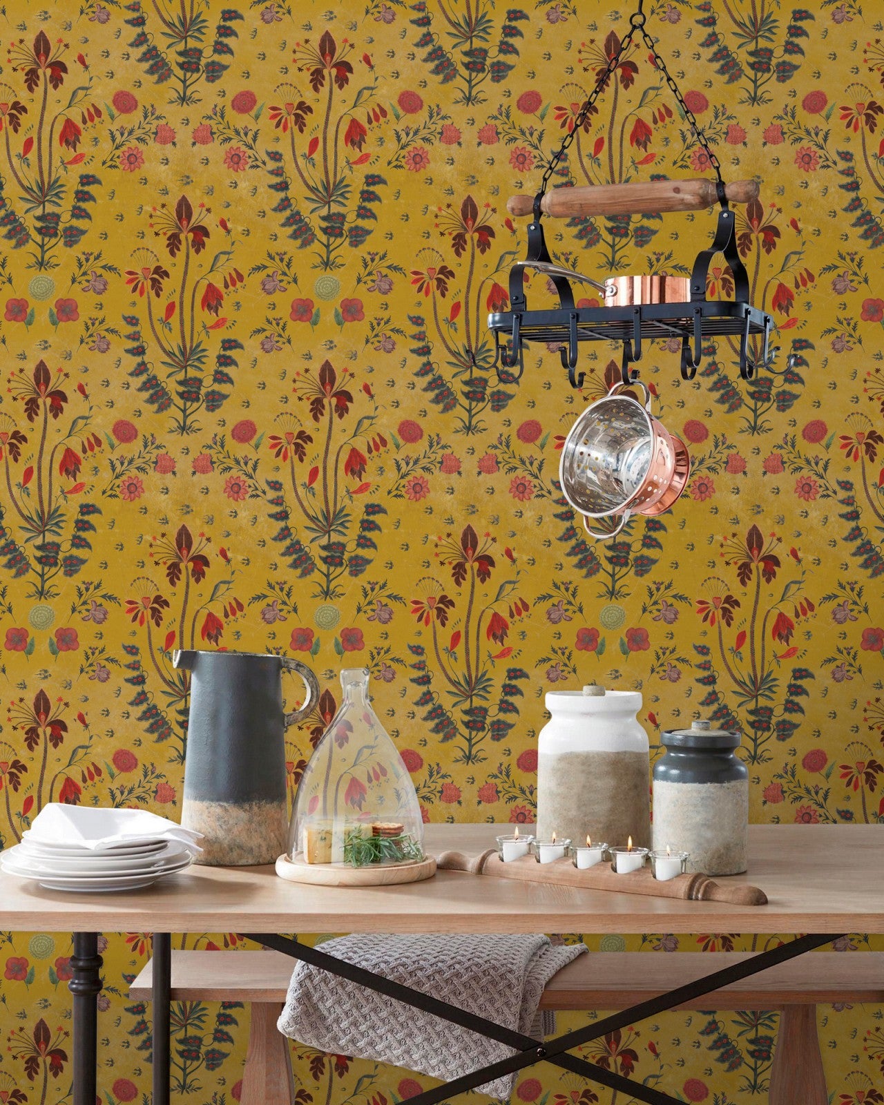 mind the gap - gypsy ochre wallpaper - wp20311