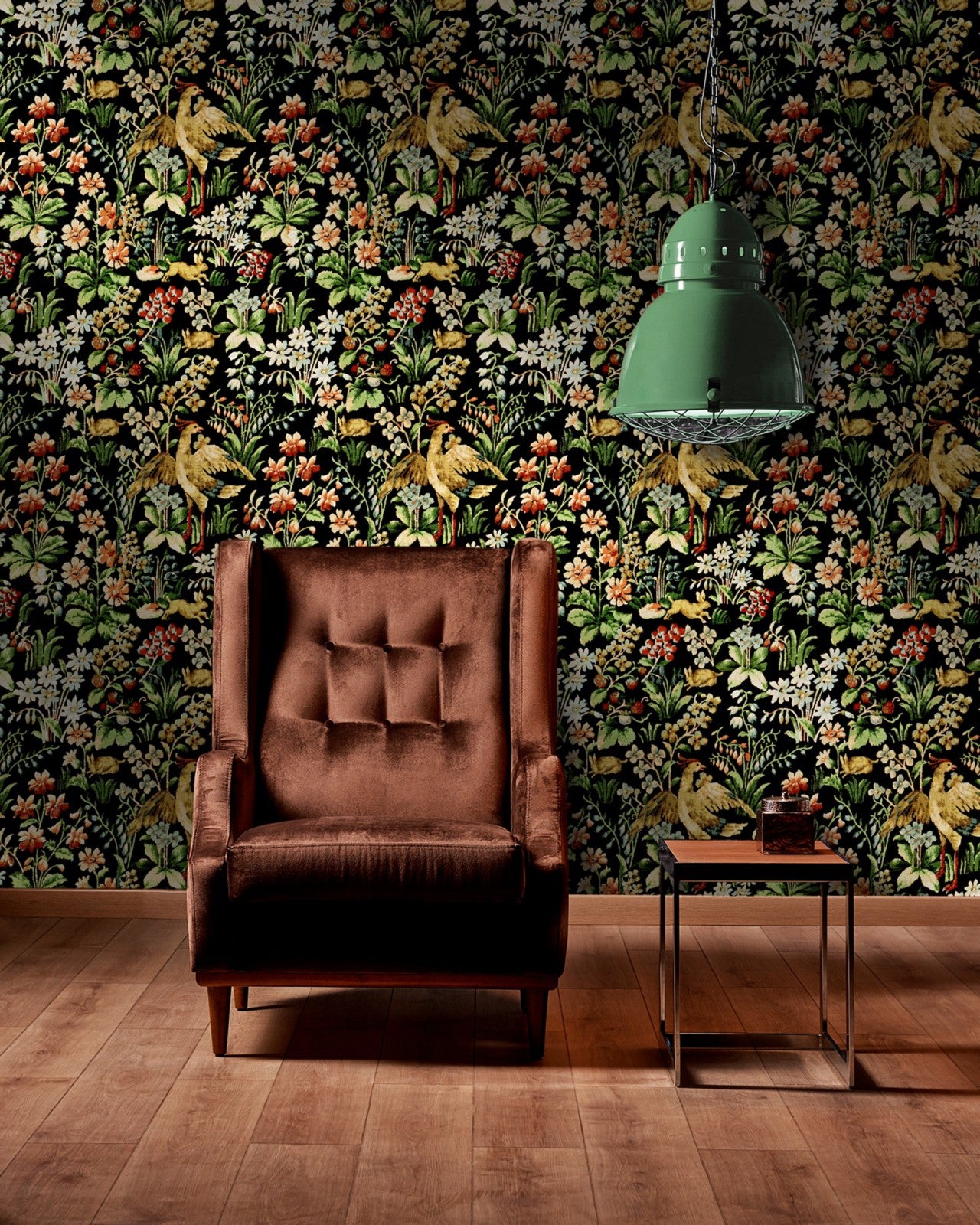 mind the gap - floral tapestry premium wallpaper - wp20057