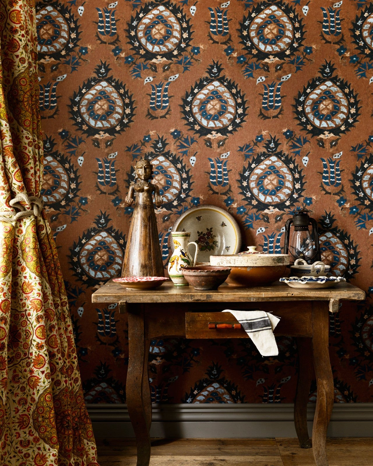 mind the gap - flourish sienna wallpaper - wp20544