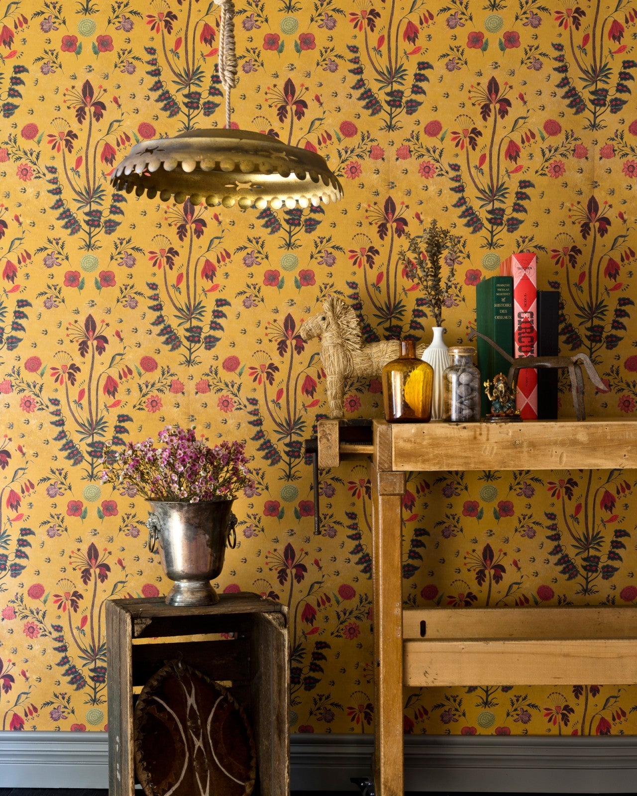 mind the gap - gypsy ochre wallpaper - wp20311