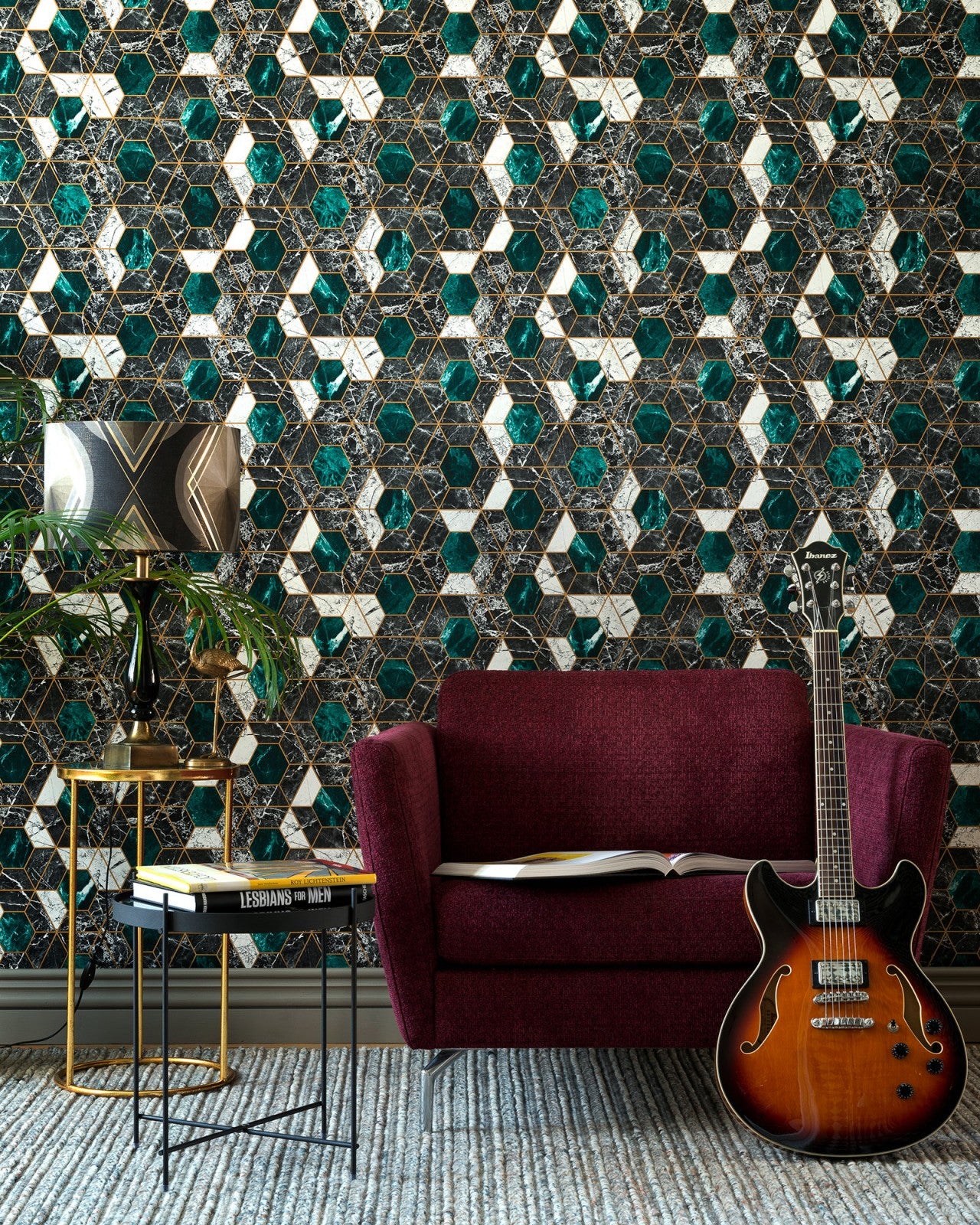 mind the gap - hexa onyx metallic edition wallpaper - wp20294