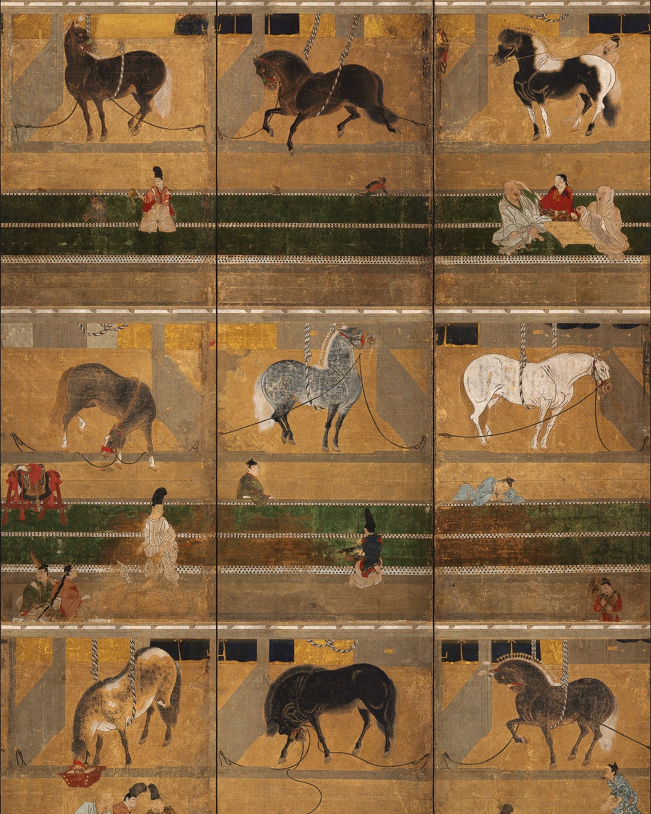 mind the gap - horse stable wallpaper - wp20650