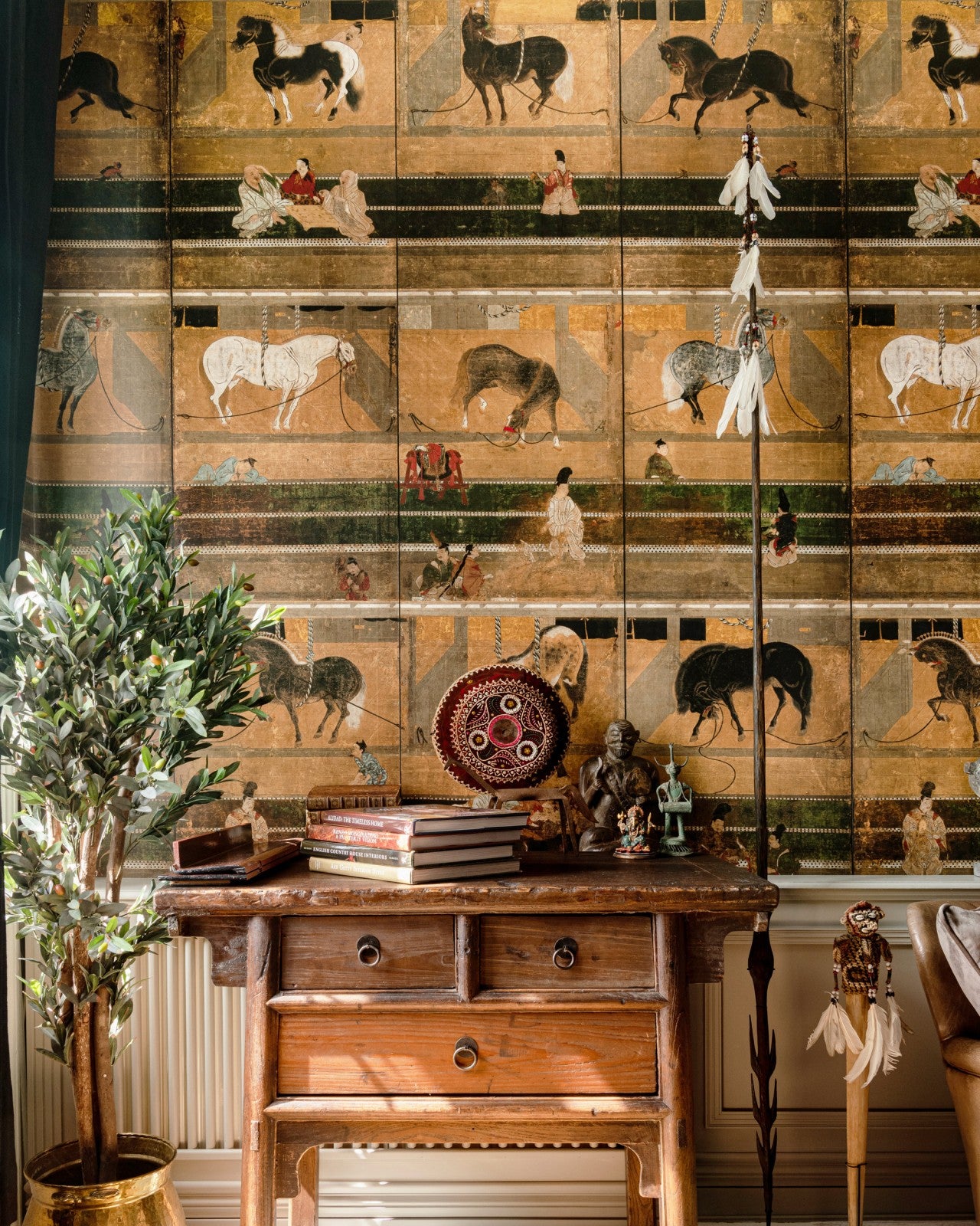 mind the gap - horse stable wallpaper - wp20650