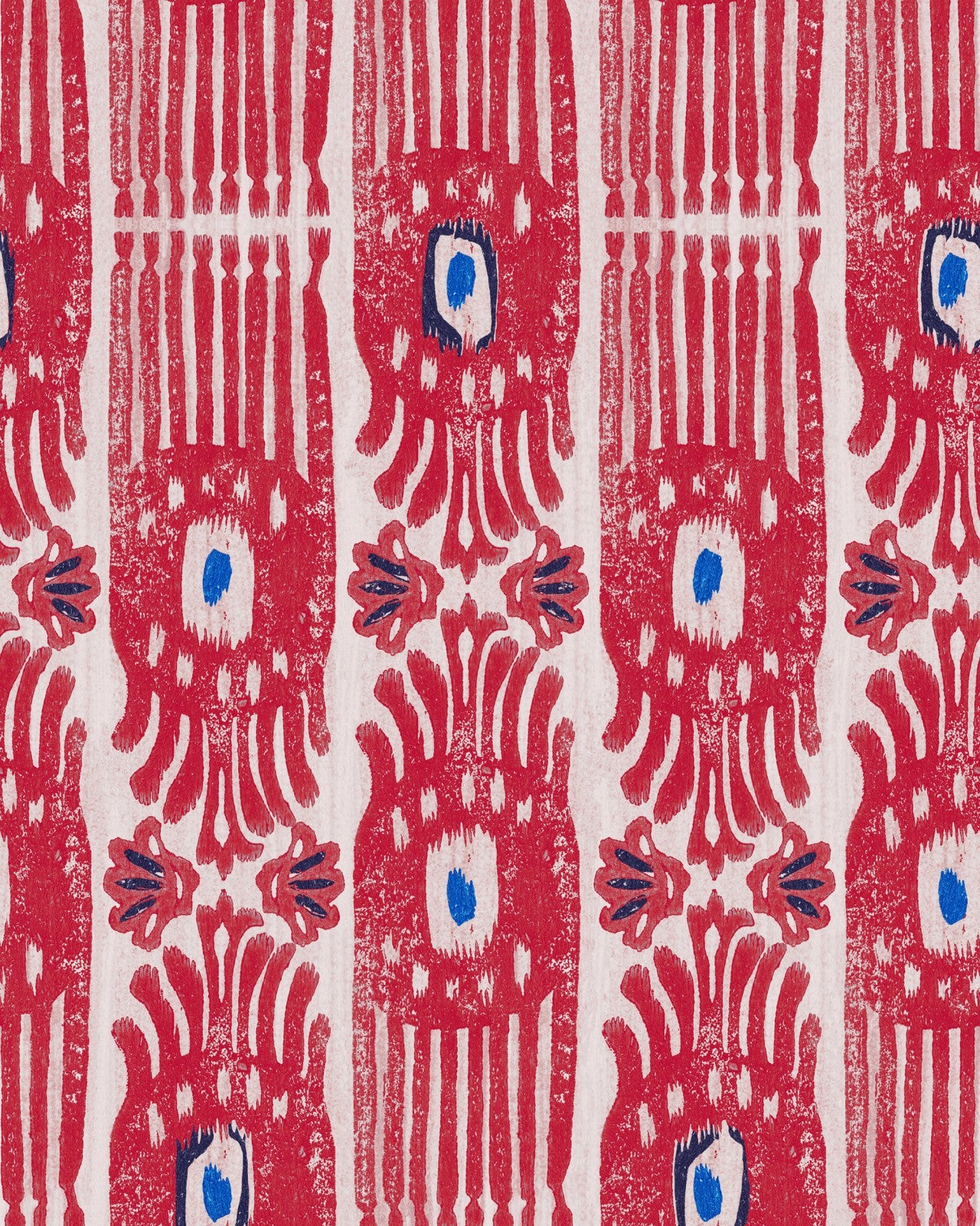 mind the gap - ikat raspberry ripple wallpaper - wp20819
