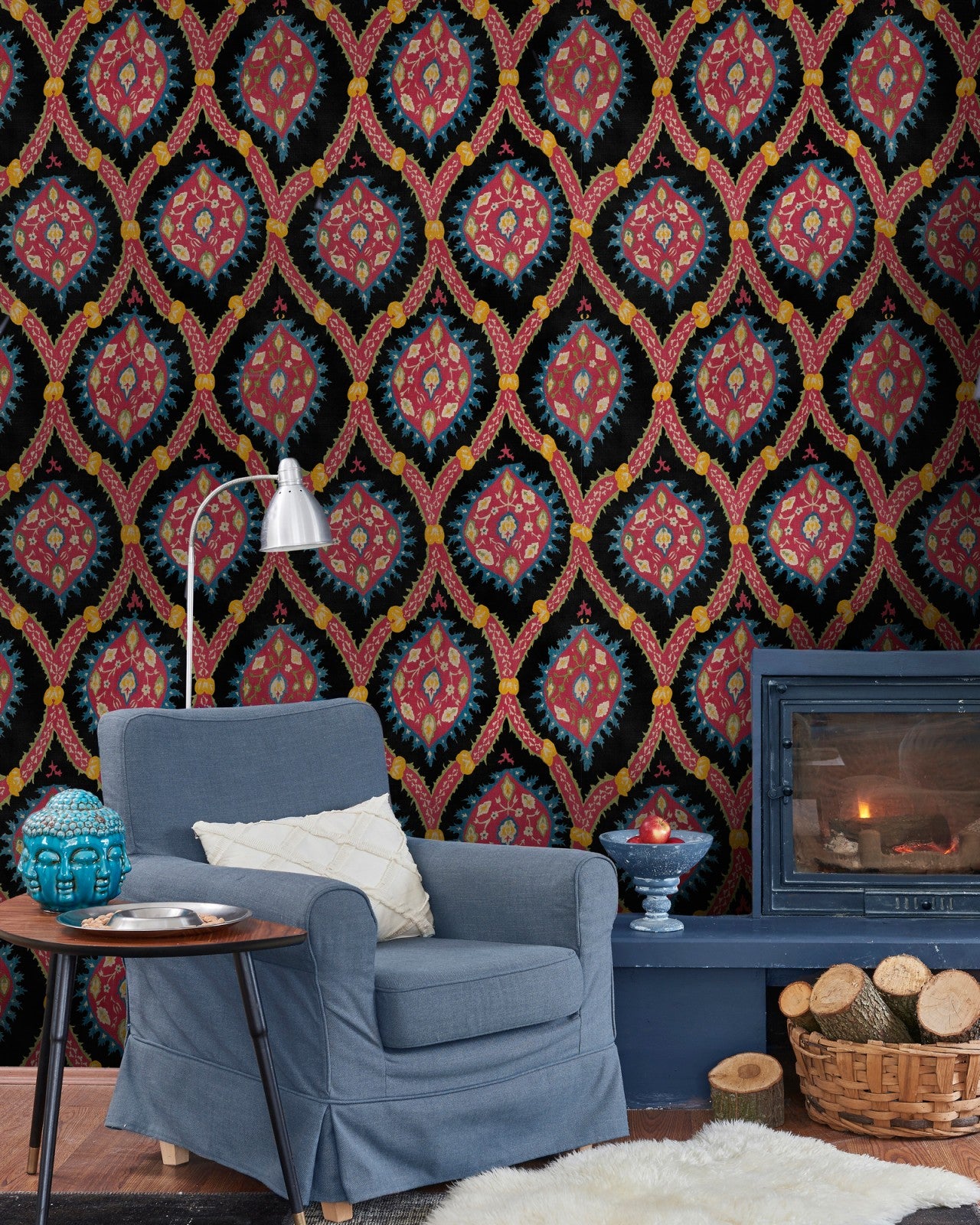 mind the gap - ottoman anthracite wallpaper - wp20306