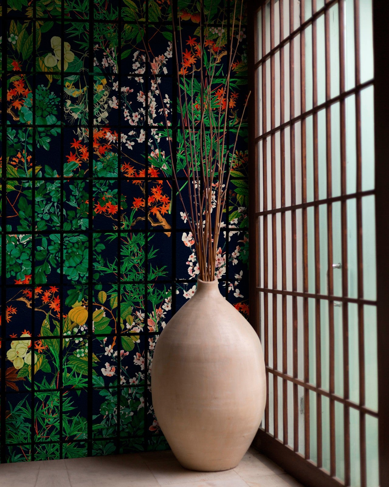 mind the gap - japanese garden by night wallpaper - wp20341
