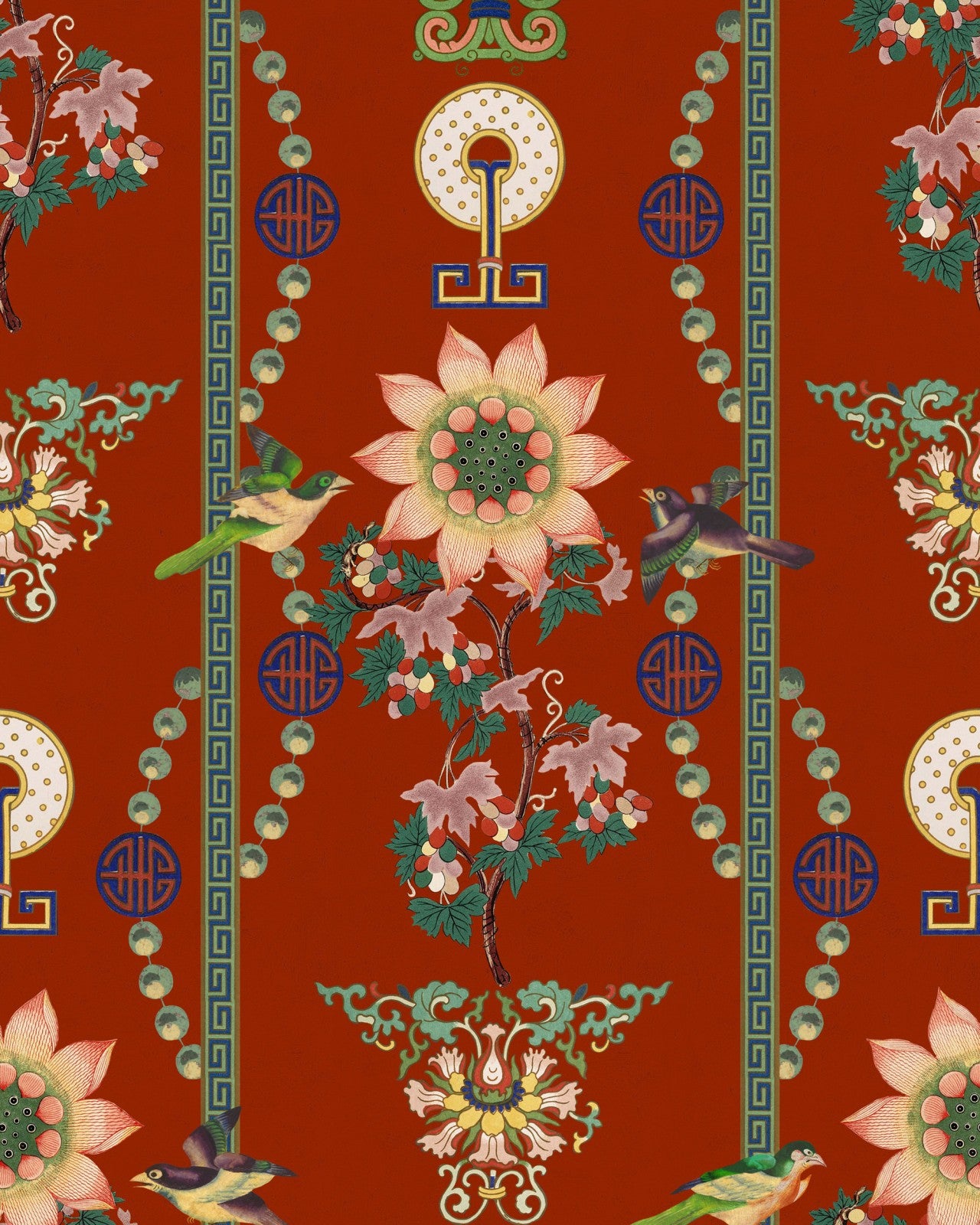 mind the gap - lin yuan chinese red wallpaper - wp20587