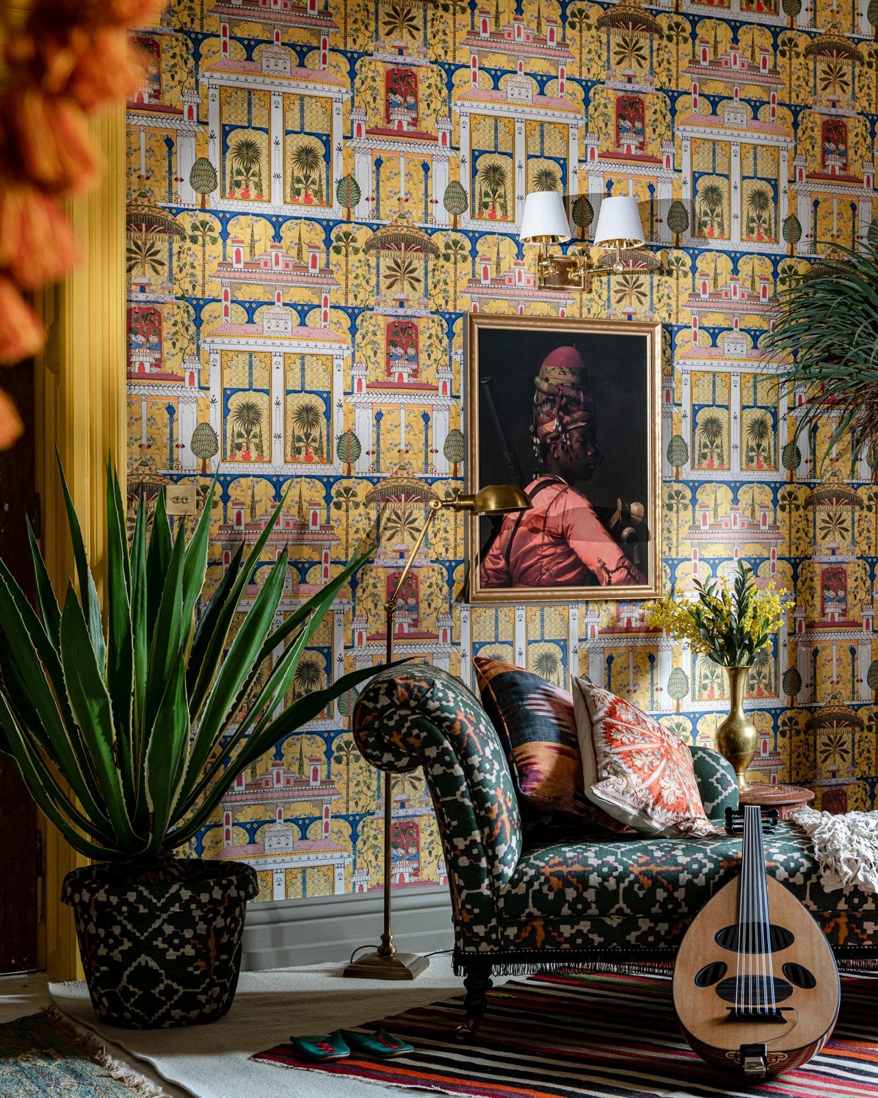mind the gap - majorelle garden wallpaper - wp20749