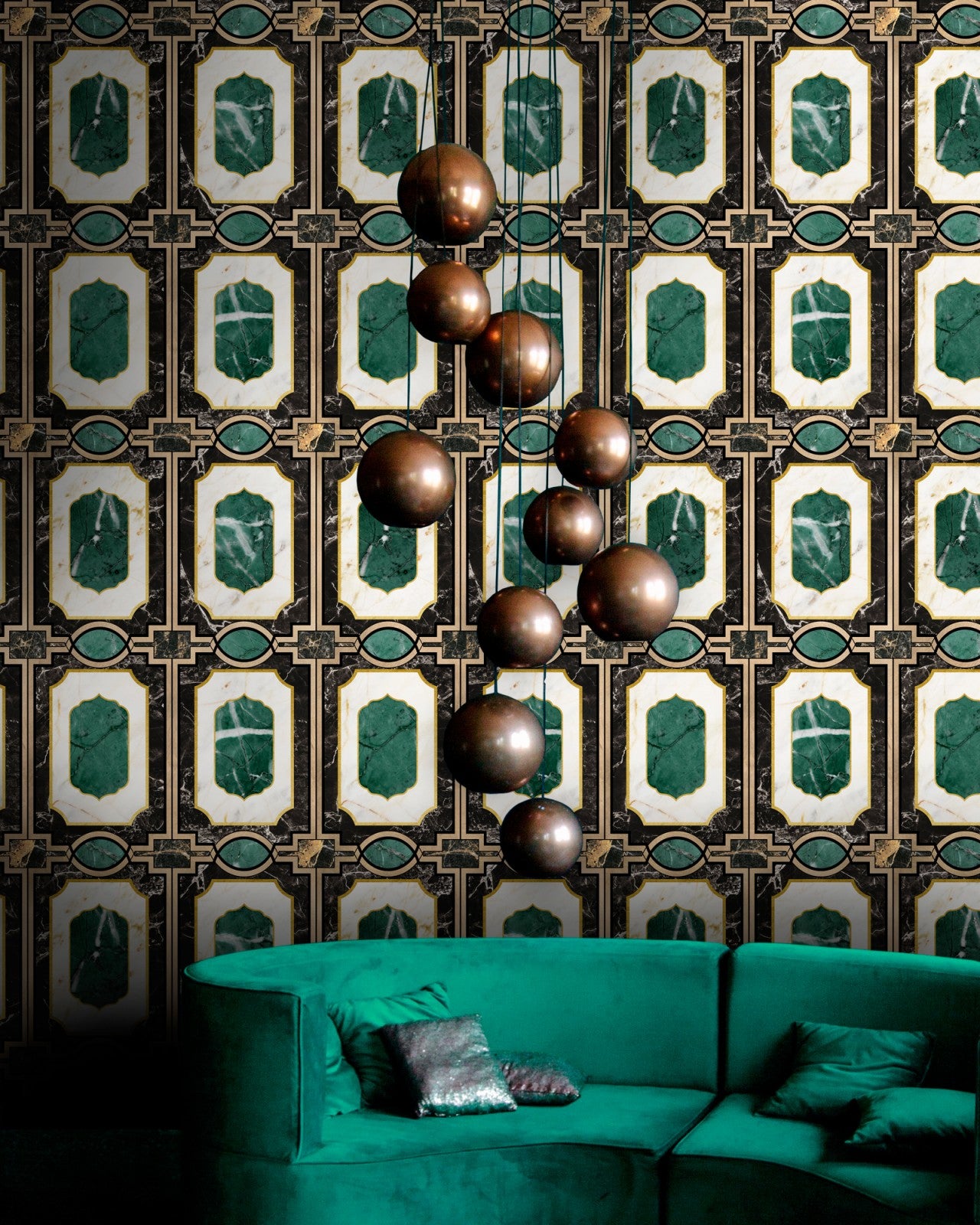 mind the gap - waldorf emerald wallpaper - wp20356