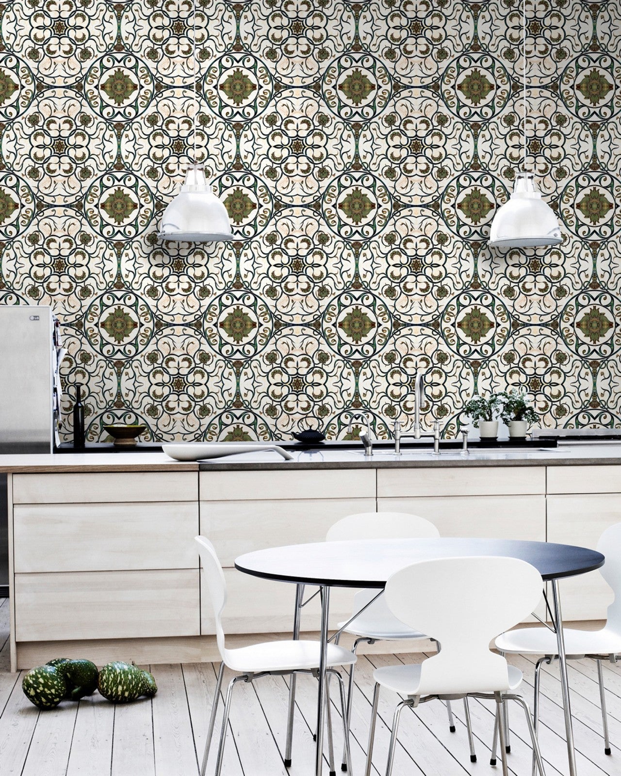 mind the gap - organic tile premium wallpaper - wp20058