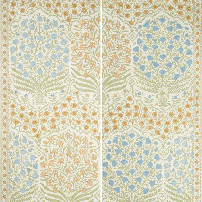 lee jofa - sameera paper - sapphire/gold - p2017100.540.0