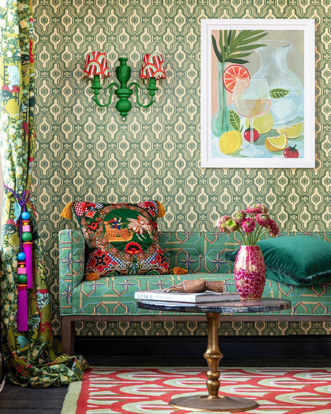 mind the gap - palloncini verde wallpaper - wp30208