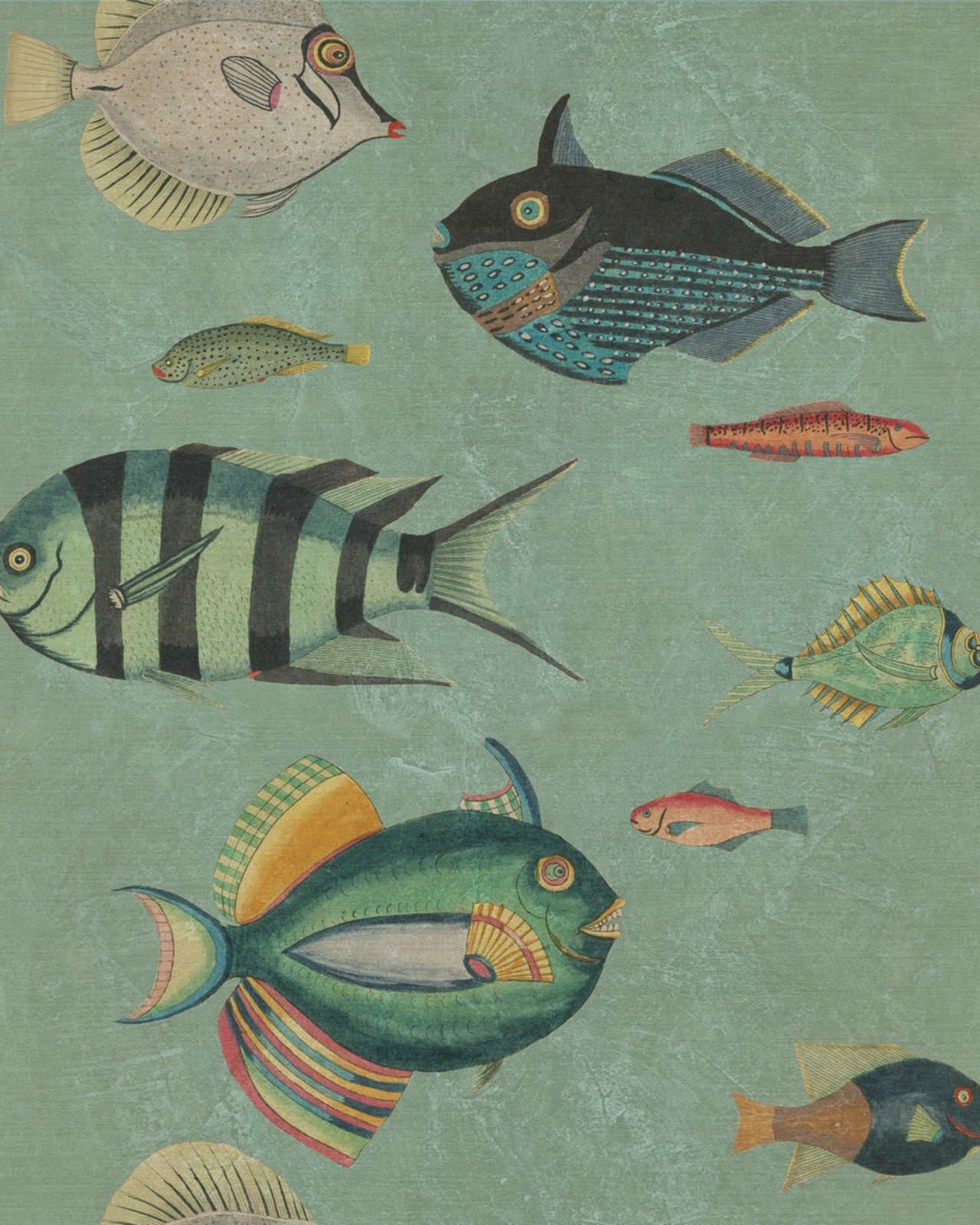 mind the gap - poissons green wallpaper - wp20181