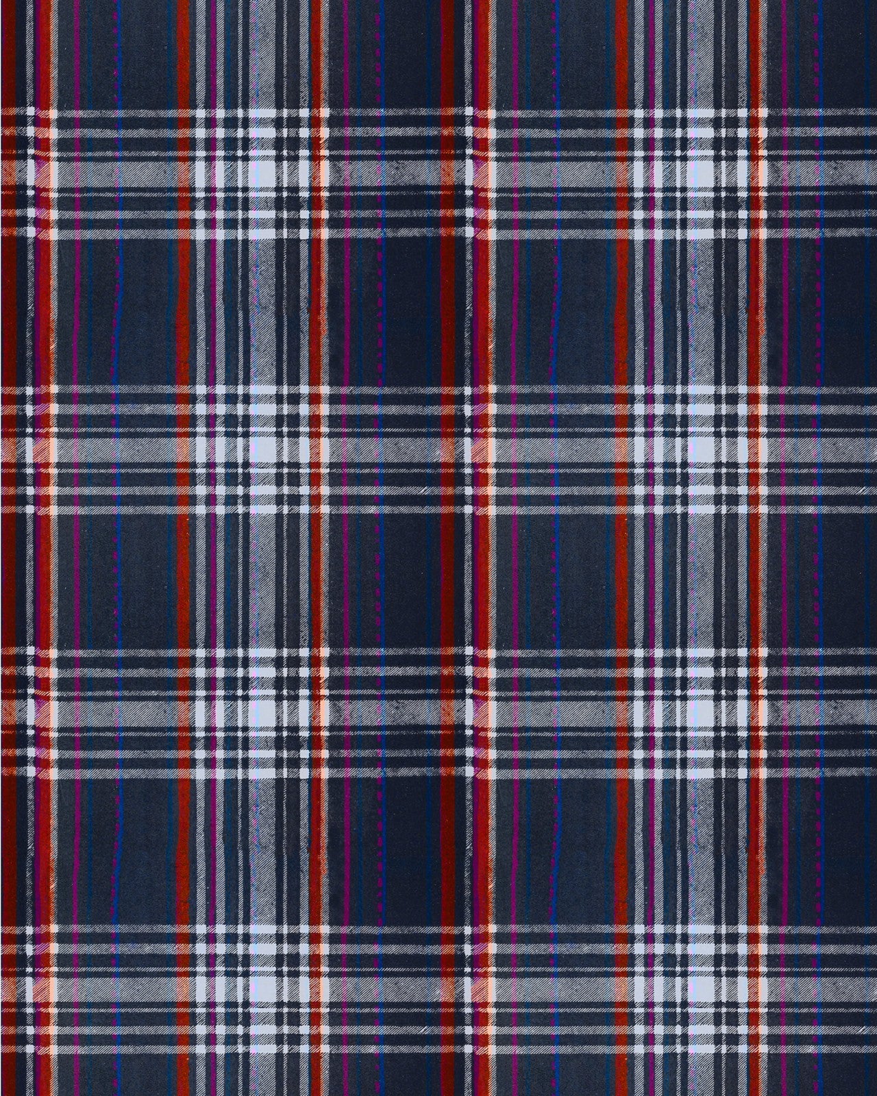 mind the gap - seaport plaid navy blue wallpaper - wp30067