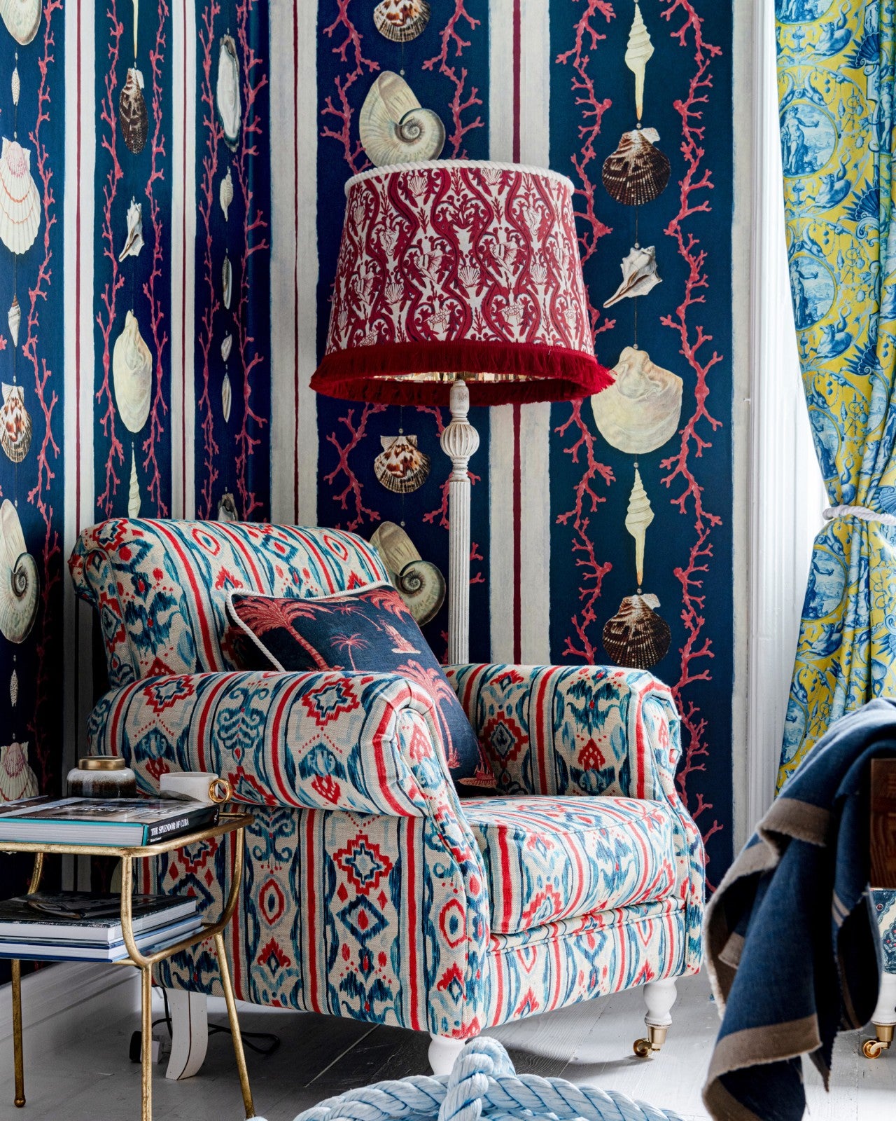 mind the gap - coquillage samba red wallpaper - wp20573