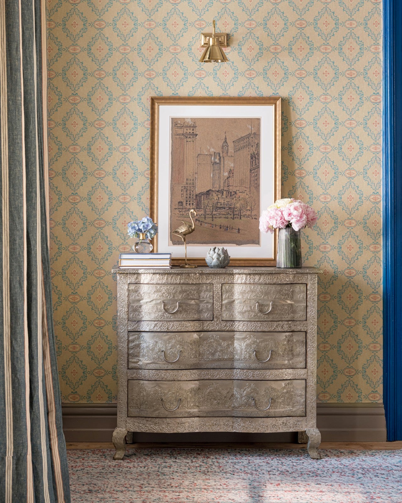 mind the gap - the bar tapestry viridian wallpaper - wp30180