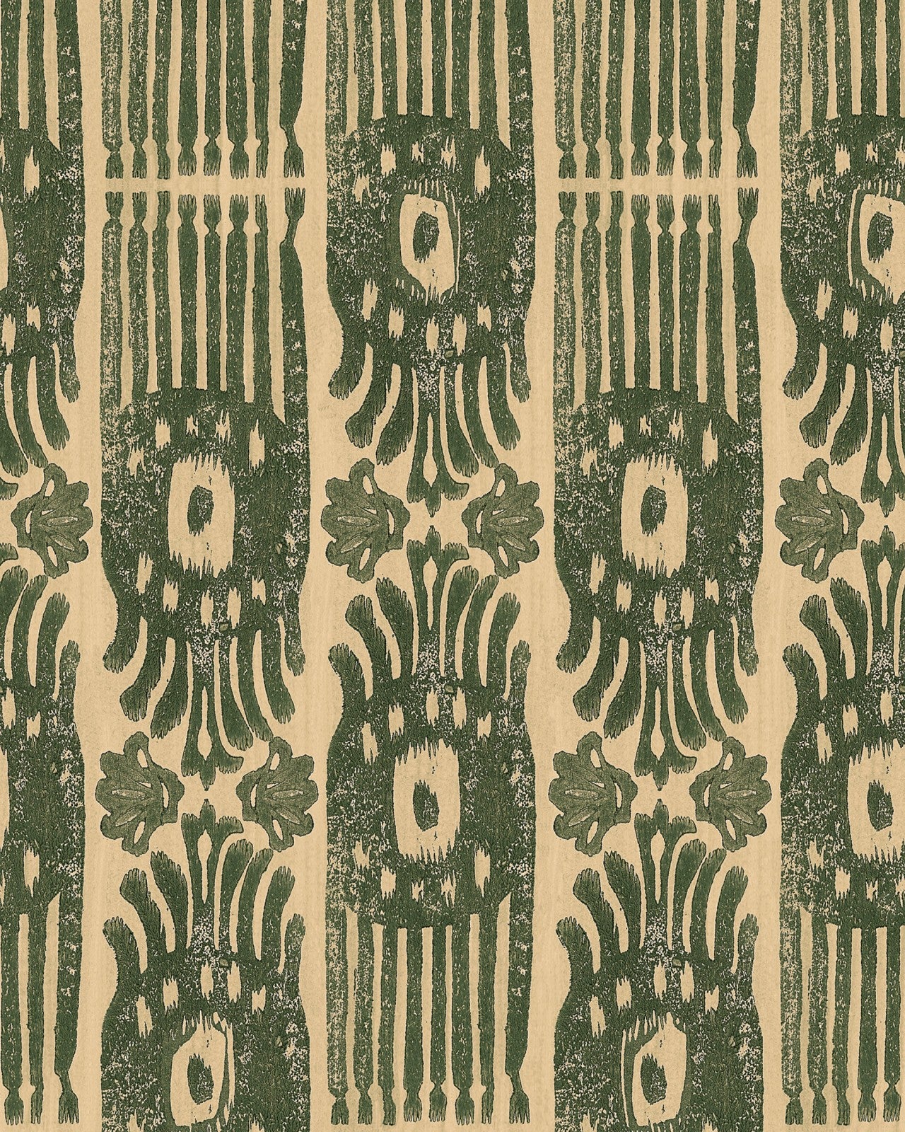 mind the gap - tribal ikat myrtle wallpaper - wp30112