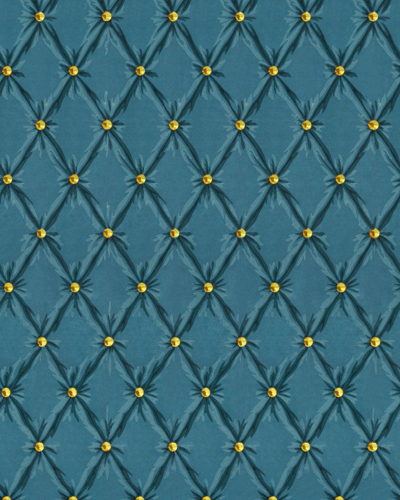 mind the gap - tufted panel blue moon wallpaper - wp30170