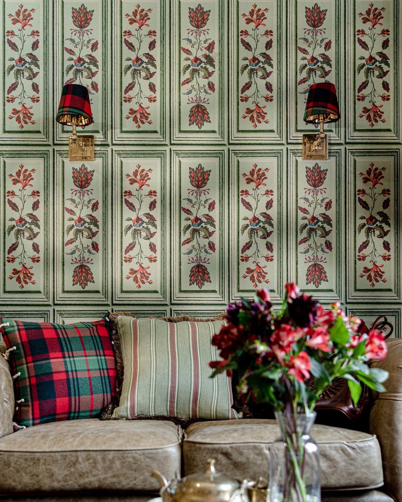 mind the gap - tyrolean panel taupe wallpaper - wp20698