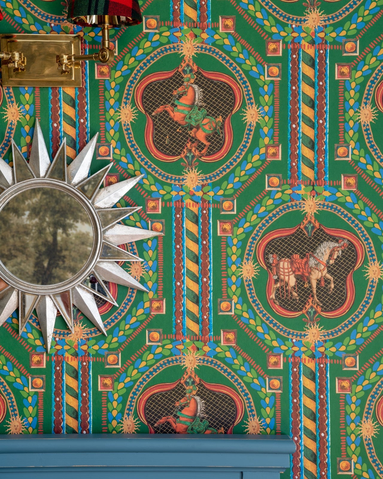 mind the gap - venetian ornament anthracite wallpaper - wp20767