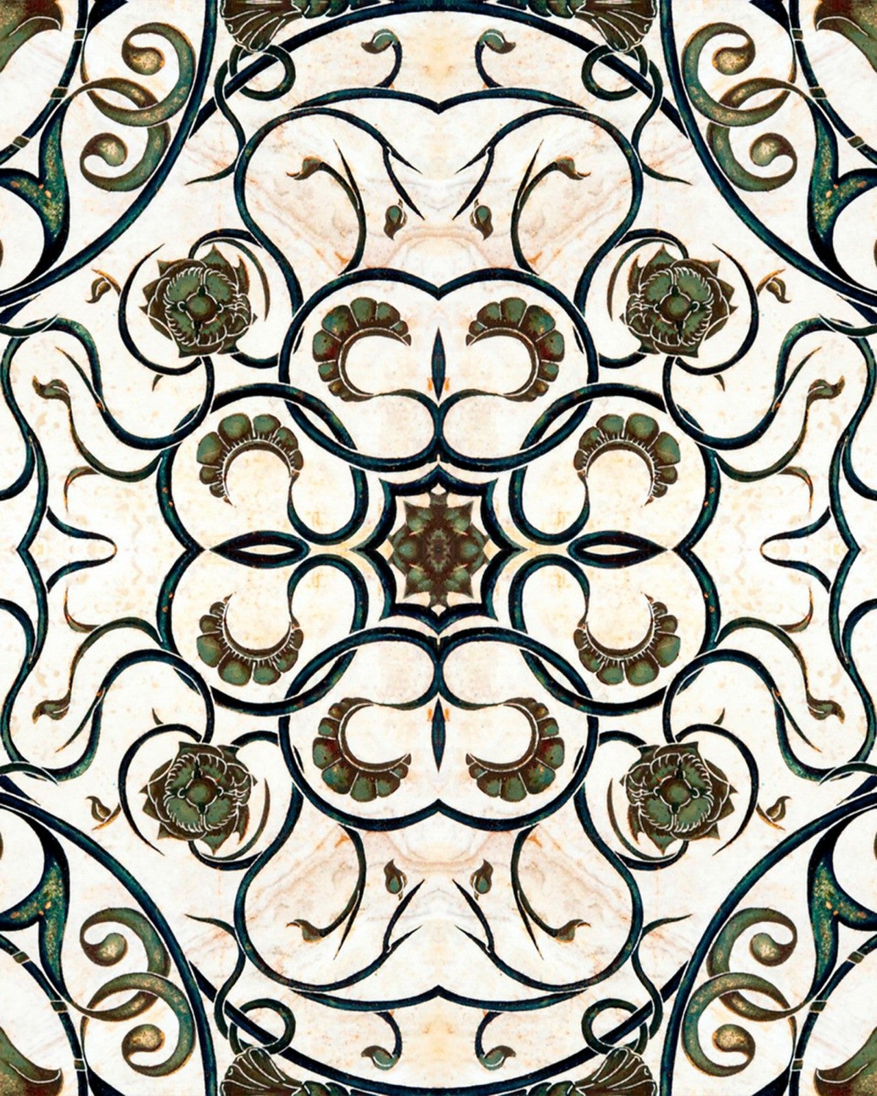 mind the gap - organic tile premium wallpaper - wp20058