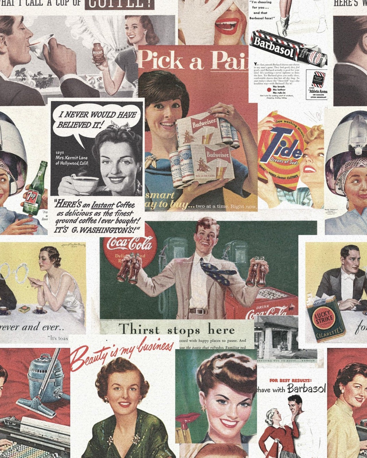 mind the gap - retro ads premium wallpaper - wp20069