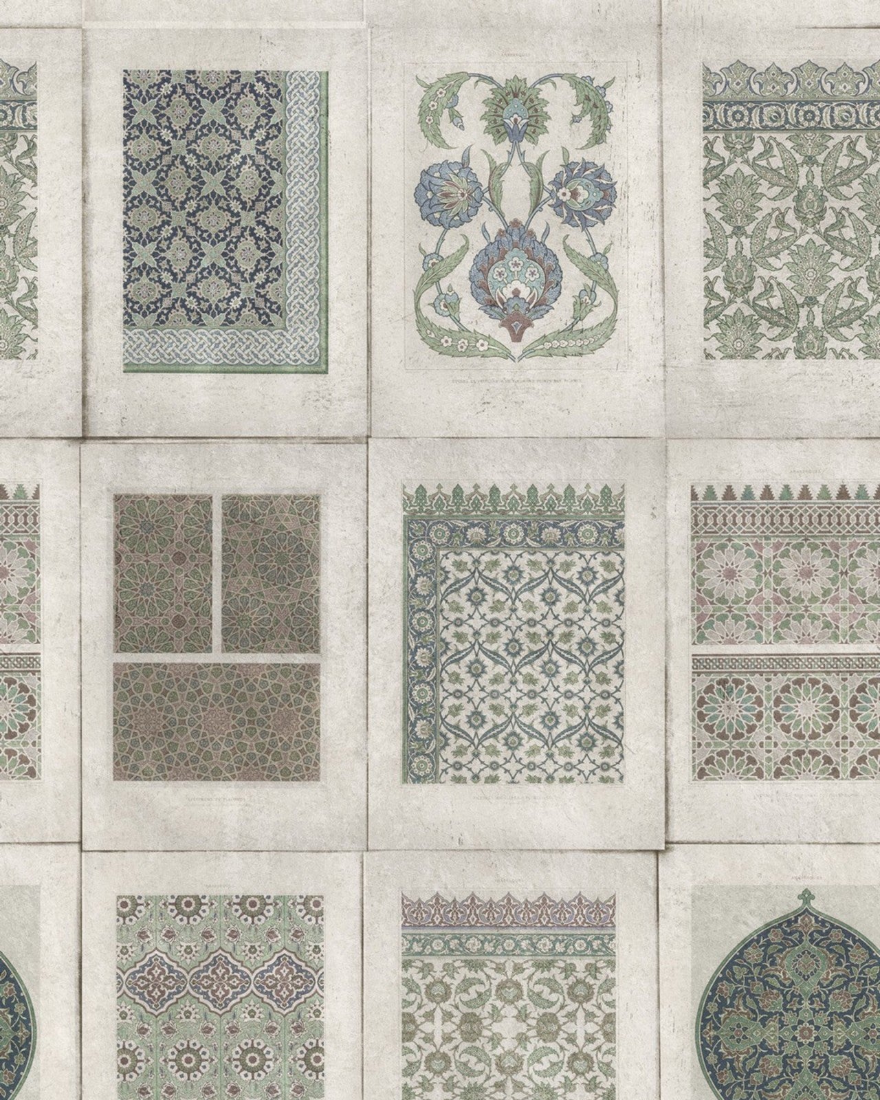 mind the gap - arabesque neutral premium wallpaper - wp20075