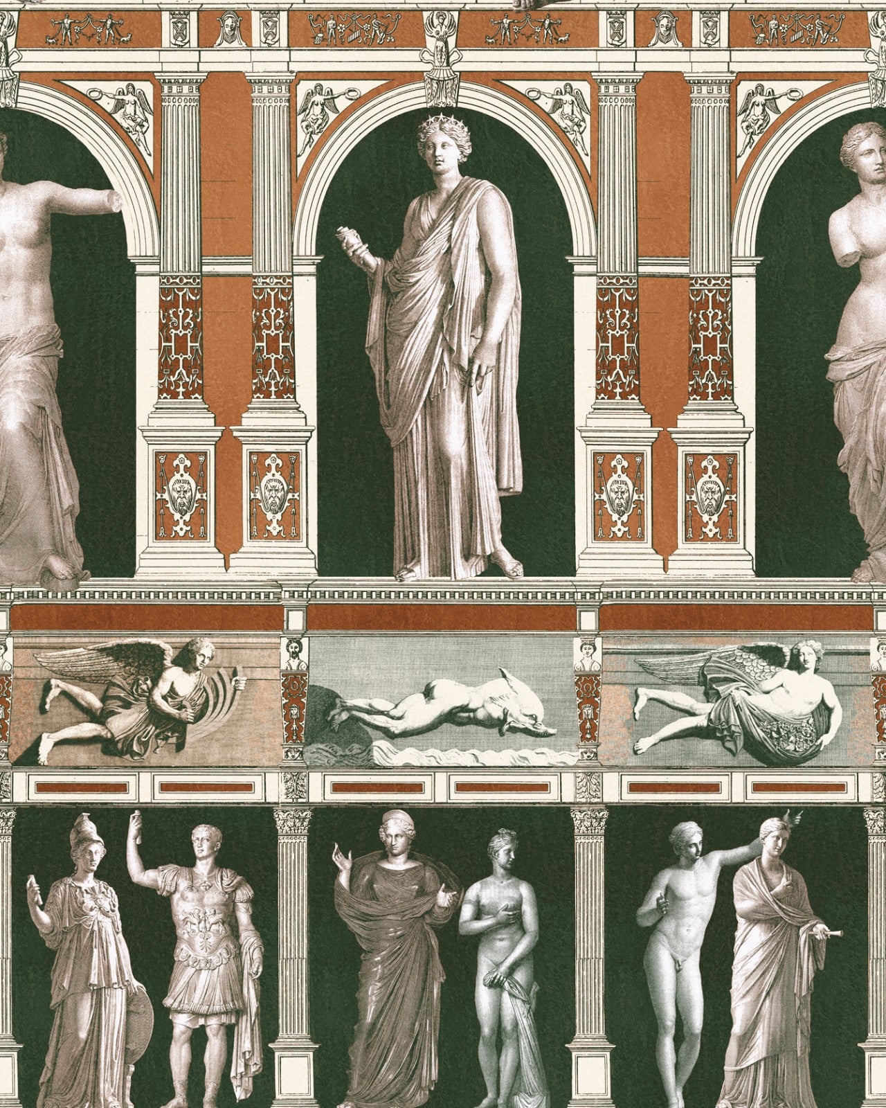 mind the gap - statues antique wallpaper - wp20422