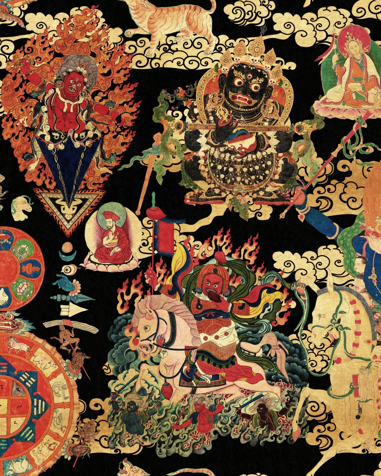 mind the gap - tibetan tapestry metallic edition wallpaper - wp20450
