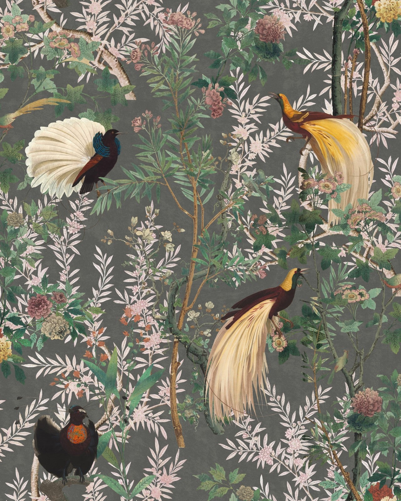 mind the gap - royal garden grey wallpaper - wp20456