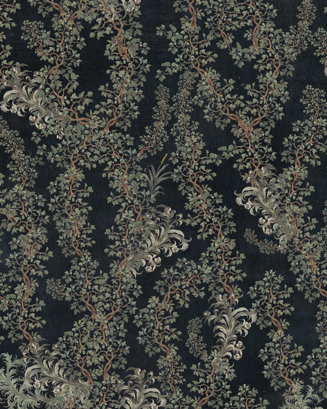 mind the gap - dark leaves wallpaper - wp20458
