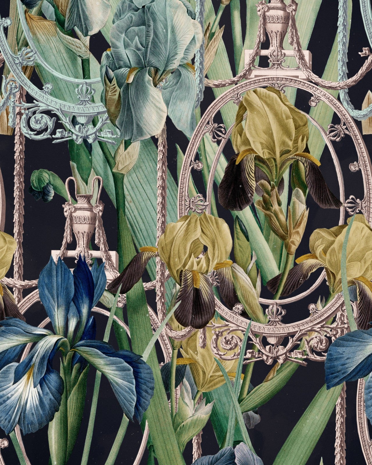 mind the gap - fleurs d'iris wallpaper - wp20477