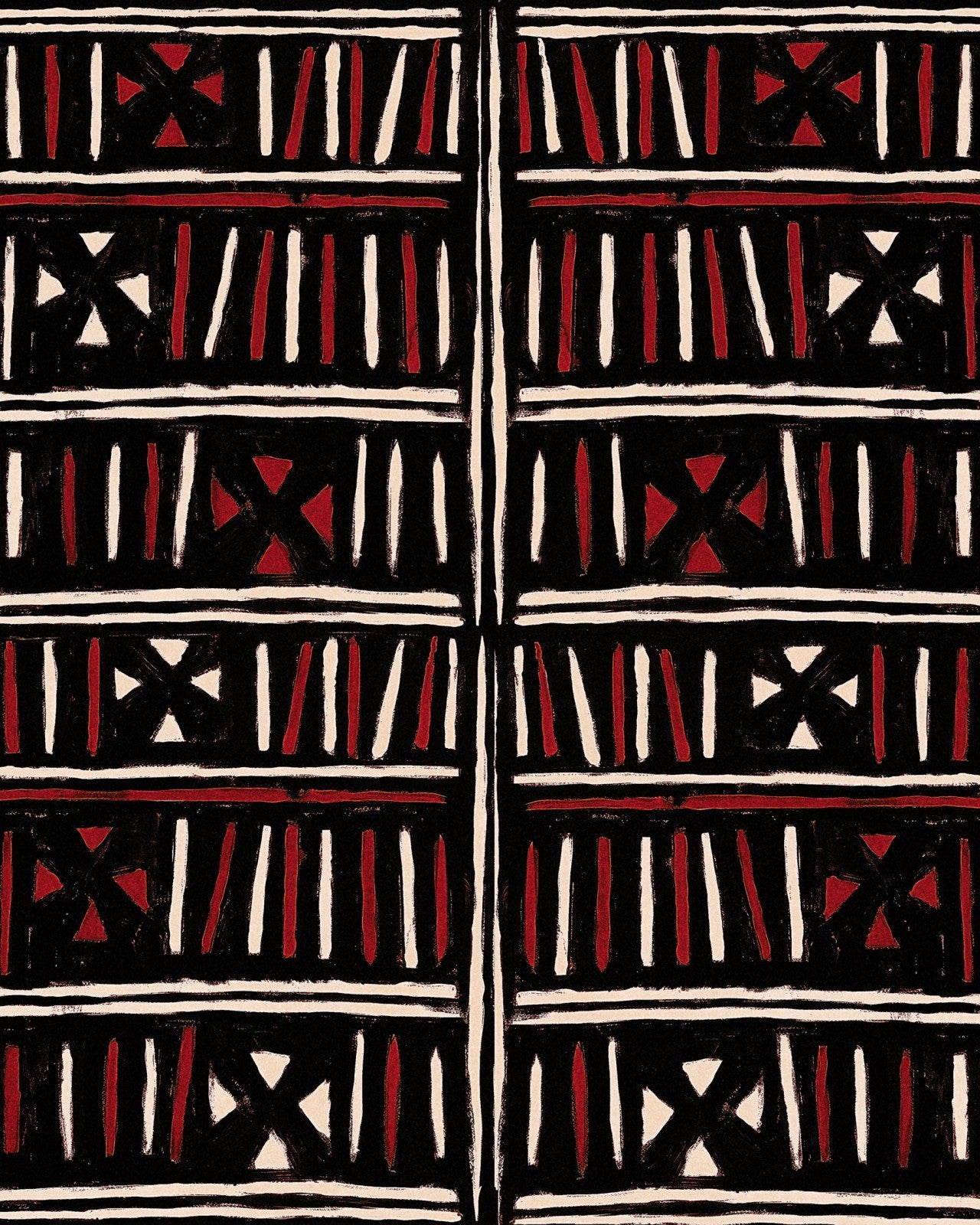 mind the gap - bogolanfini recoloured wallpaper - wp20500