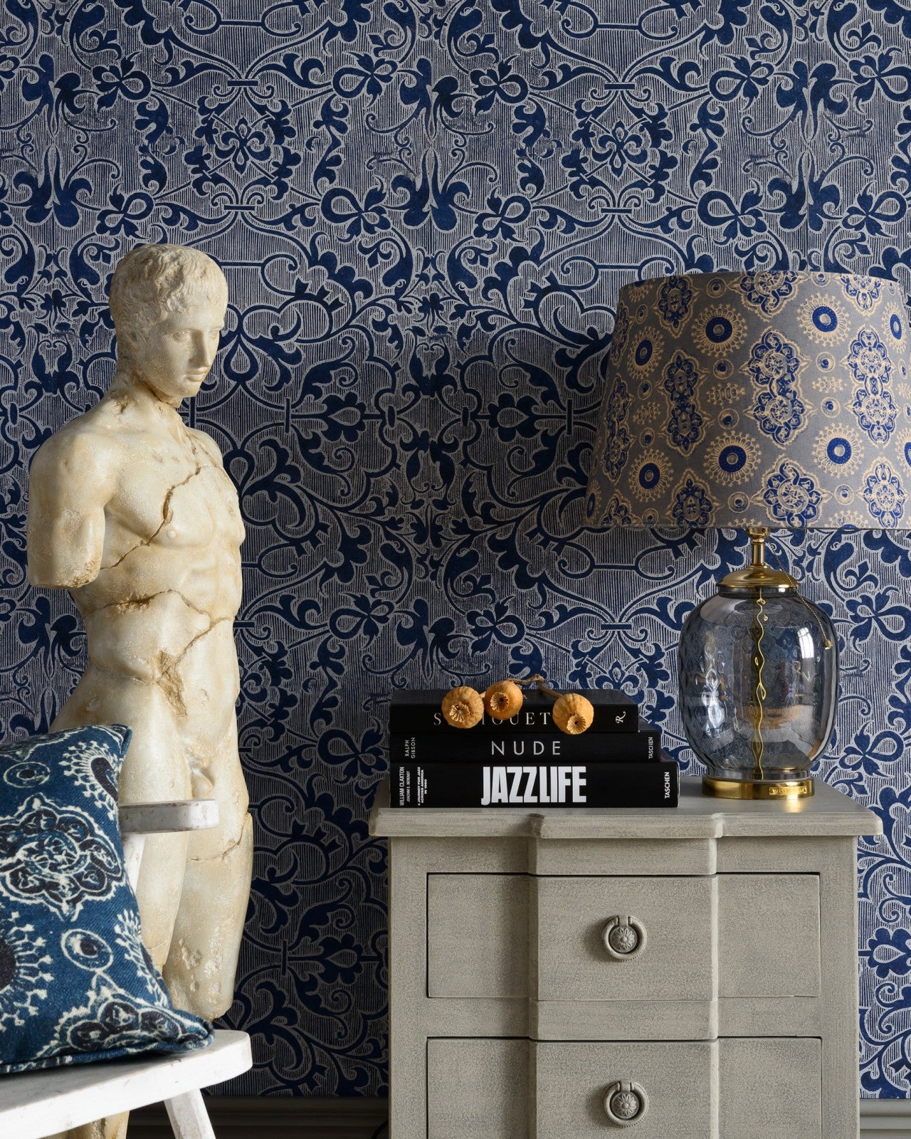 mind the gap - deco trellis wallpaper - wp20508