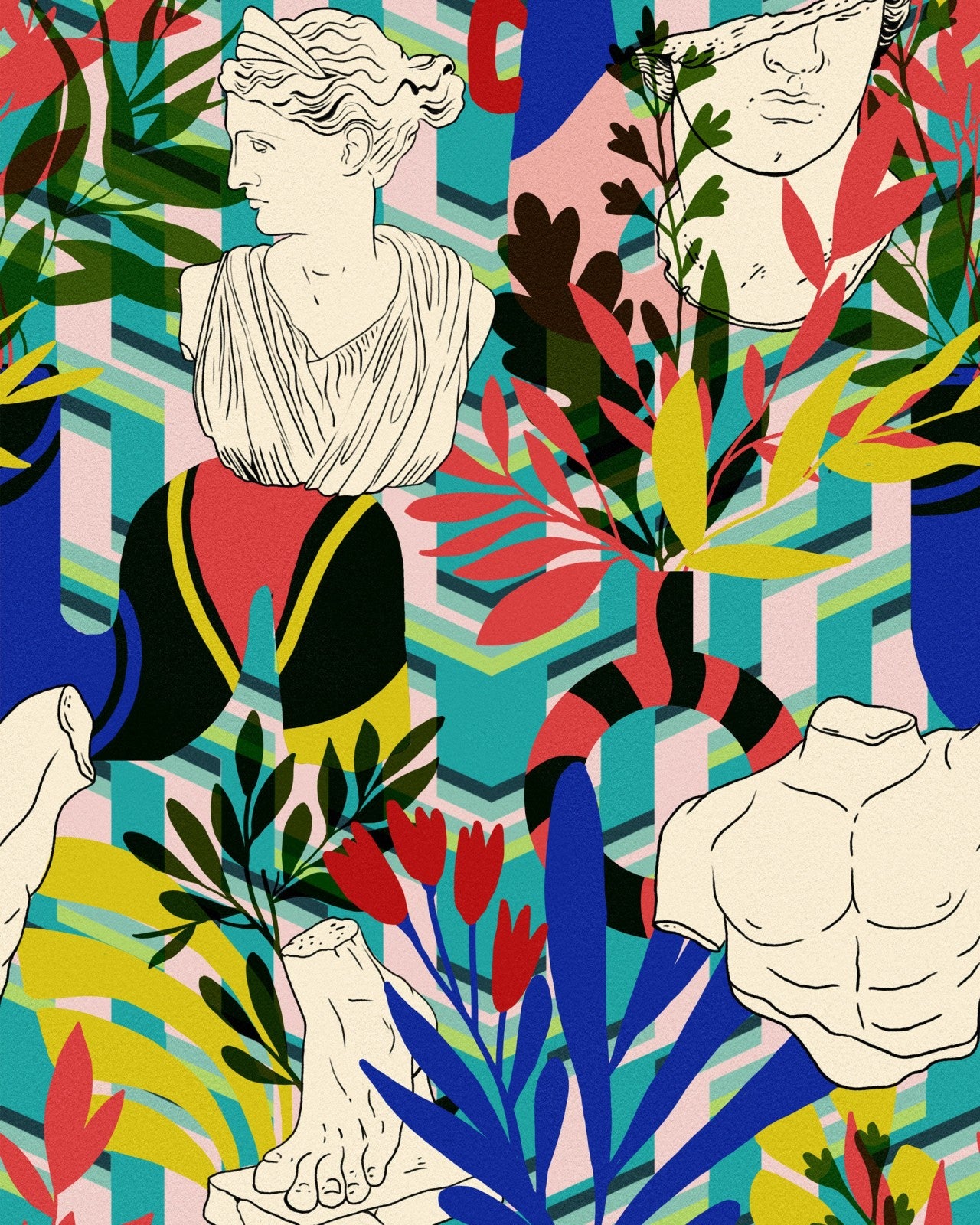 mind the gap - statuario blu wallpaper - wp20856