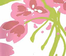 Quadrille - Tulip Multicolor - 020070WP - Multi Pink Green